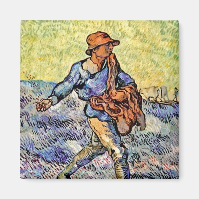 Imã Vincent Van Gogh - O Poder - Pintura De Belas Arte (Frente)