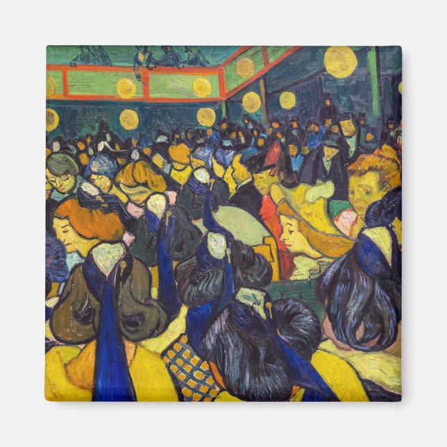 Imã Vincent van Gogh - O salão de baile em Arles (Frente)
