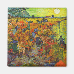 Imã Vincent van Gogh - O Vineyard Vermelho