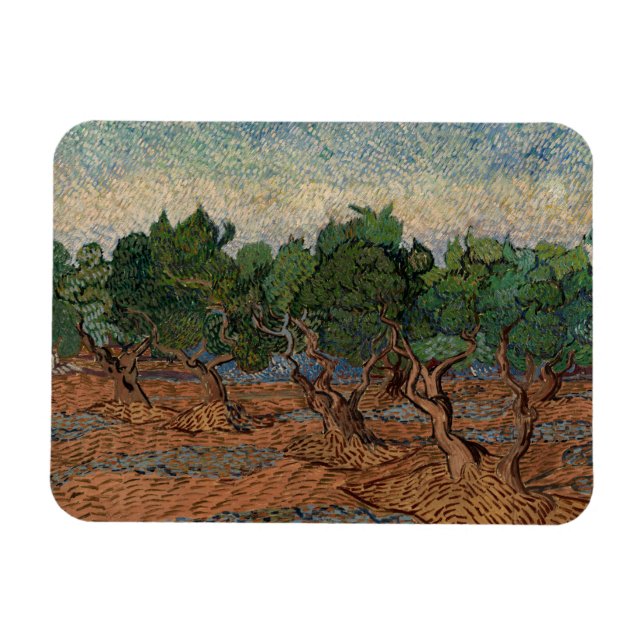 Ímã Vincent van Gogh - Olive Grove (Horizontal)
