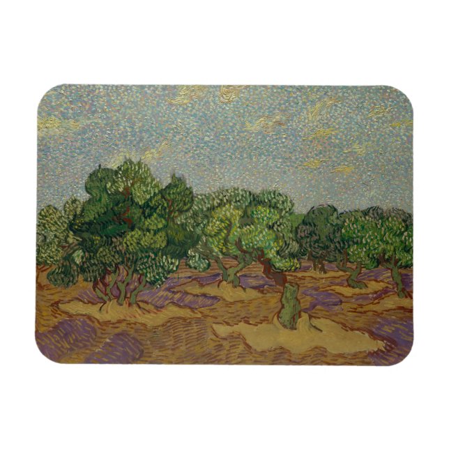 Ímã Vincent van Gogh - Oliveiras (Horizontal)
