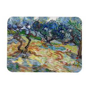 Ímã Vincent van Gogh - Oliveiras: Céu azul-claro