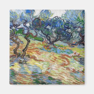 Imã Vincent van Gogh - Oliveiras: Céu azul-claro