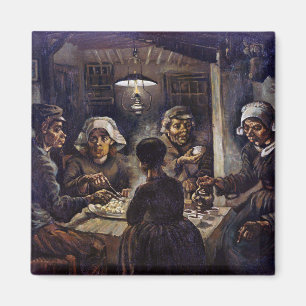 Imã Vincent Van Gogh Os Comedores de Batata Arte Fino