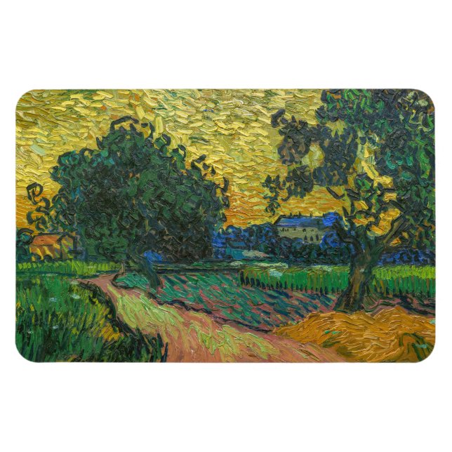 Ímã Vincent van Gogh - Paisagem em Twilight (Horizontal)