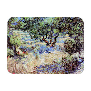 Ímã Vincent Van Gogh - Pomar de Oliveiras Arte Fino