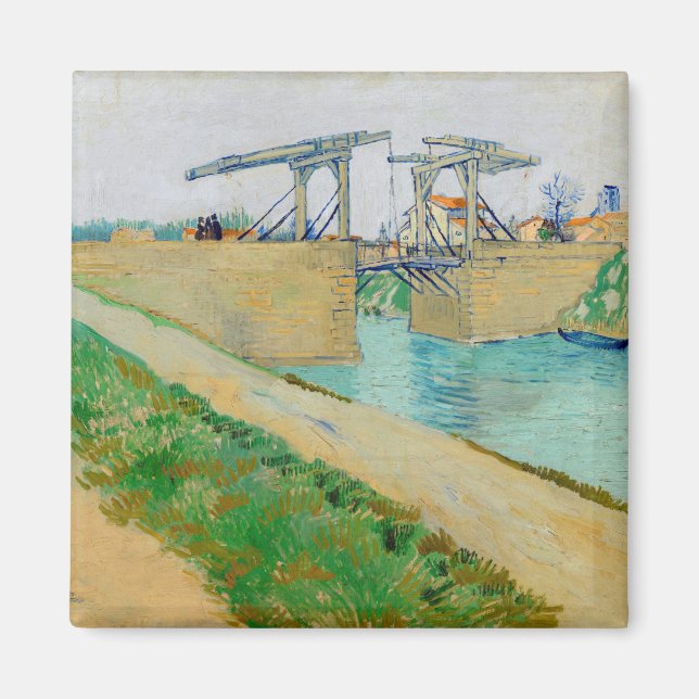Imã Vincent van Gogh - Ponte Langlois em Arles #2 (Frente)