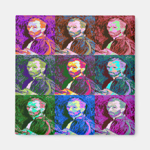 Imã Vincent van Gogh Pop Art