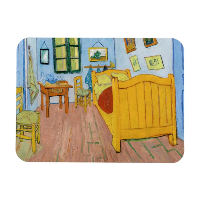 Ímã Vincent Van Gogh - Quarto de Vincent em Arles (Horizontal)