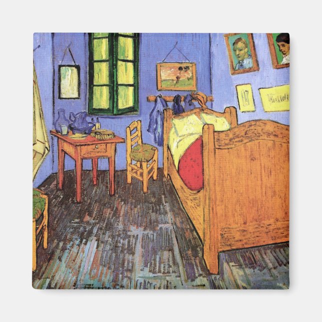 Imã Vincent van Gogh - quarto em belas artes de Arles (Frente)