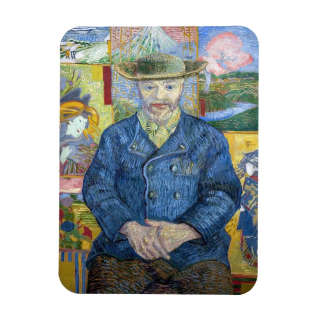Ímã Vincent van Gogh - Retrato de Pere Tanguy (Vertical)