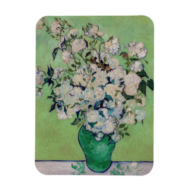 Ímã Vincent van Gogh - Rosas (Vertical)