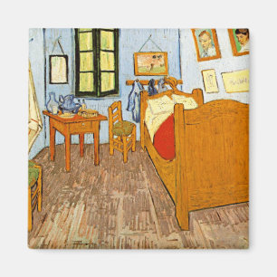 Imã Vincent van Gogh rústico elegante - quarto em
