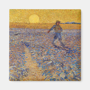 Imã Vincent van Gogh - Semeador com Sol Poente