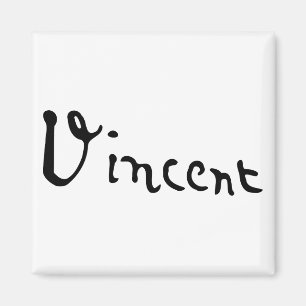 Imã Vincent Van Gogh Signature