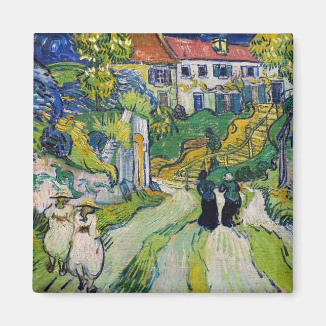 Imã Vincent van Gogh - Stairway em Auvers (Frente)