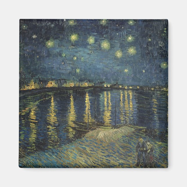 Imã Vincent van Gogh | Starry Night Over the Rhone (Frente)