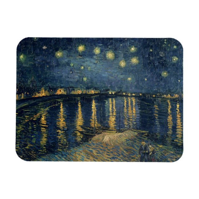 Ímã Vincent van Gogh | Starry Night Over the Rhone (Horizontal)