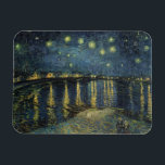 Ímã Vincent van Gogh | Starry Night Over the Rhone<br><div class="desc">The Starry Night,  1888 | by Vincent van Gogh | Art Location: Musee d'Orsay,  Paris,  France | Dutch Artist | Image Collection Number: XIR60960</div>