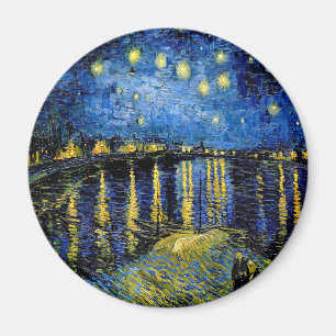 Imã Vincent Van Gogh Starry Night Over The Rhone 1888
