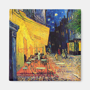 Imã Vincent Van Gogh - Terraço do Café à Noite Arte Fi