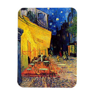 Ímã Vincent Van Gogh - Terraço do Café à Noite Arte Fi