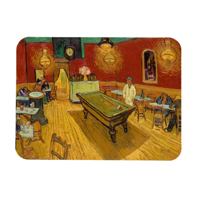 Ímã Vincent van Gogh - The Night Cafe (Horizontal)