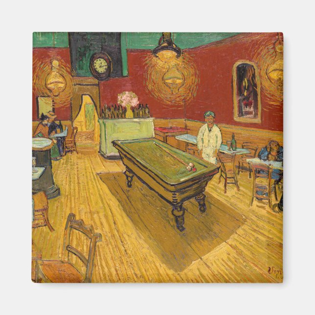 Imã Vincent van Gogh - The Night Cafe (Frente)