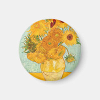 Vincent Van Gogh Traz Girassóis em Arte Vase