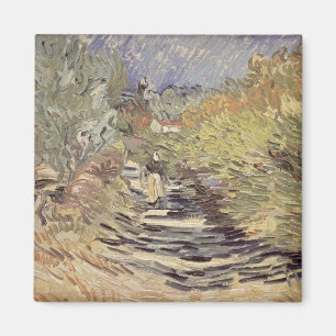 Imã Vincent van Gogh uma estrada em St. Remy
