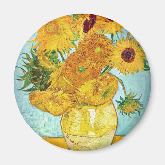Imã Vincent van Gogh - Vase com 12 Girassóis