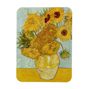 Ímã Vincent Van Gogh - Vaso com Doze Girassóis