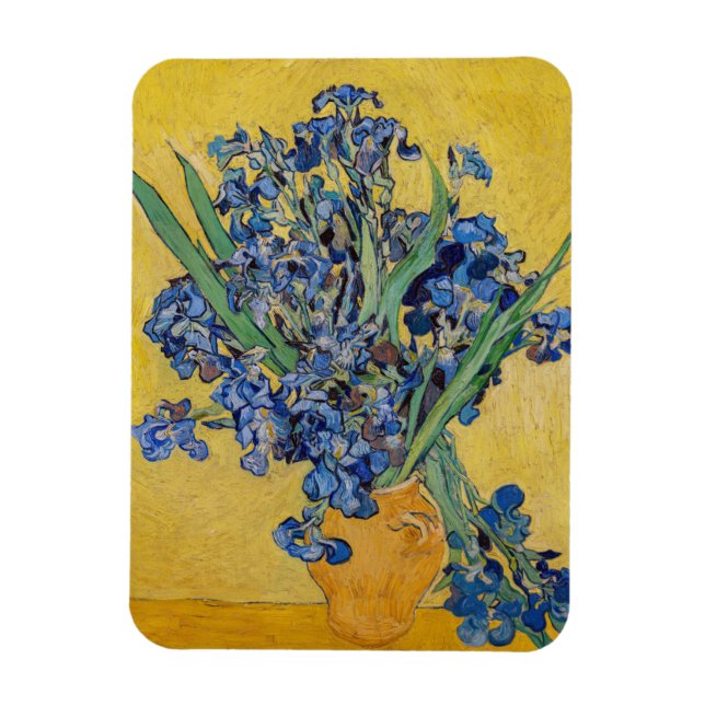 Ímã Vincent van Gogh - Vaso com Íris (Vertical)