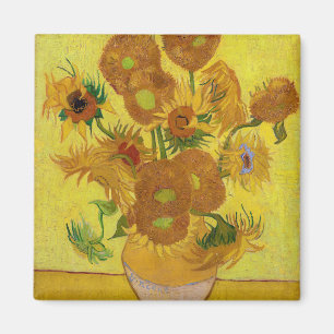 Imã Vincent van Gogh - Vaso com Quinze Girassóis