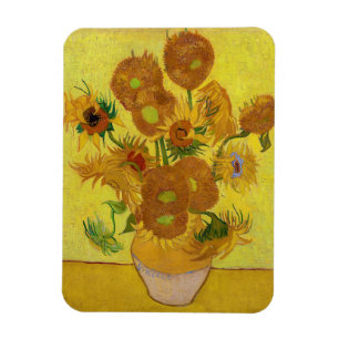 Ímã Vincent van Gogh - Vaso com Quinze Girassóis