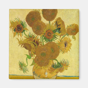 Imã Vincent van Gogh - Vaso com Quinze Girassóis