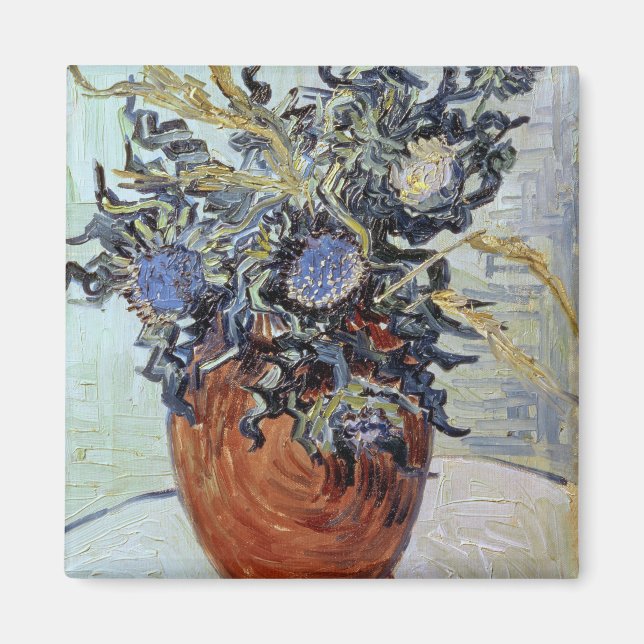 Imã Vincent van Gogh | Vida Estática com Tistos, 1890 (Frente)