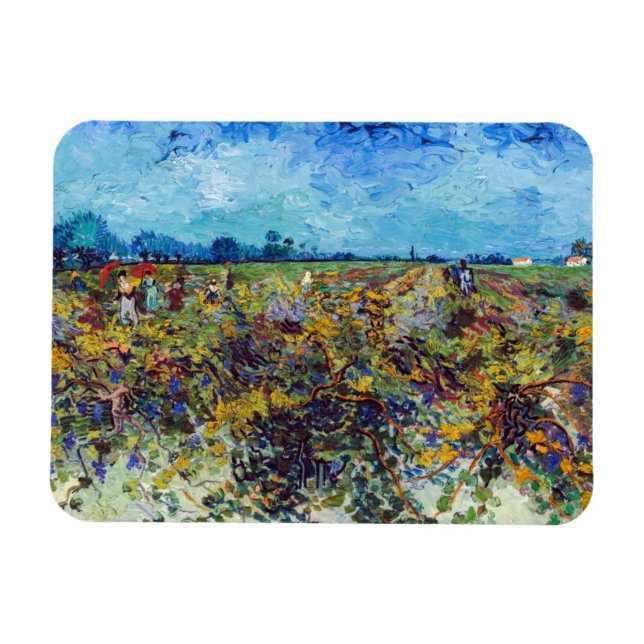 Ímã Vincent van Gogh - Vinha Verde (Horizontal)