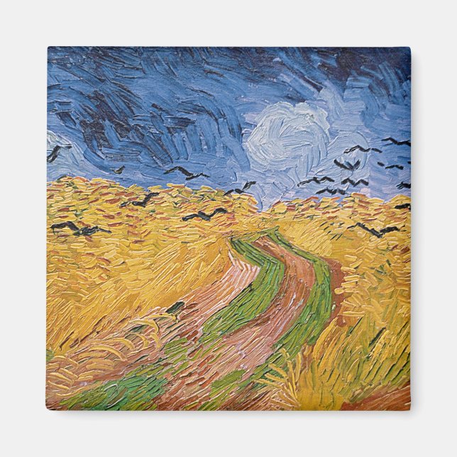Imã Vincent van Gogh | Wheatfield with Crows, 1890 (Frente)