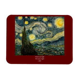 Ímã Vincent van Gogh's The Starry Night (1889)