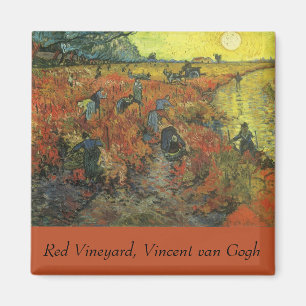 Imã Vinhedo vermelho por Vincent van Gogh, belas artes