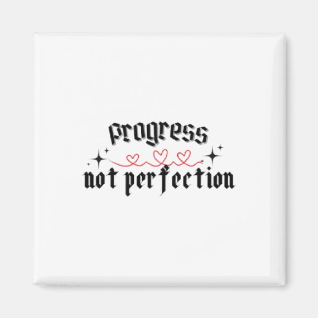 Imã Vinheta de Não Perfeição de Progresso1 (Frente)