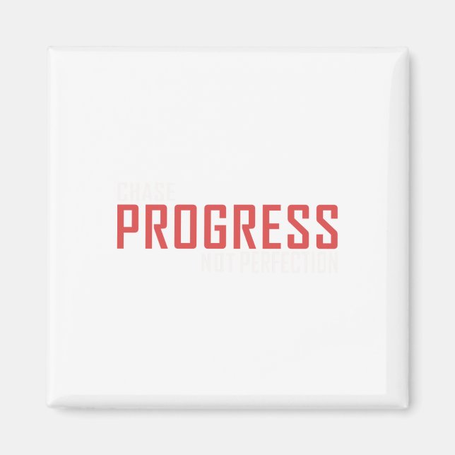 Imã Vinheta de Perfeição de Progresso de Chase Não (Frente)