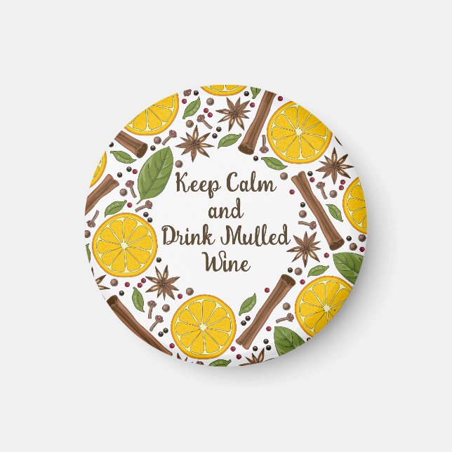 Imã Vinho branco apimentado (Frente)