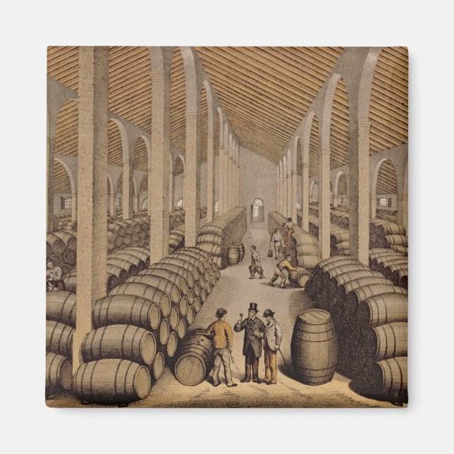 Imã Vinho-Celar em Jerez de la Frontera (Frente)