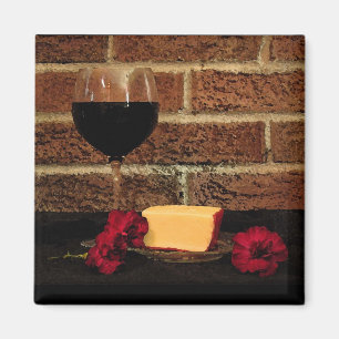 Imã Vinho e queijo