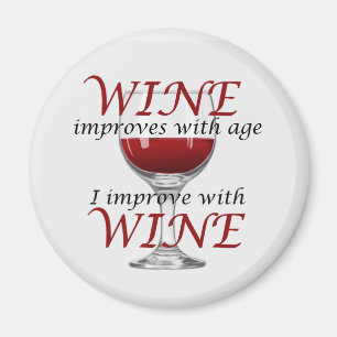 Imã Vinho Engraçado Melhora O Magnet