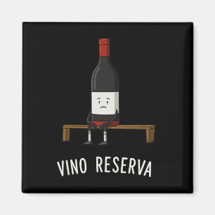 Imã Vinho Reserva Bancada Engraçada de Futebol Reserva