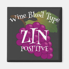 Imã Vinho Tipo Sanguíneo Zin Positivo o ab b negativo