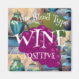 Imã Vinho Tipo Sanguíneo Zinfandel Positivo o ab b hg